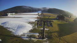 Dolní část sjezdovky Skiareálu Ramzová