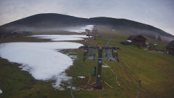 Dolní část sjezdovky Skiareálu Ramzová