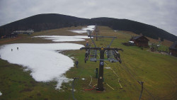 Dolní část sjezdovky Skiareálu Ramzová