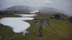 Dolní část sjezdovky Skiareálu Ramzová