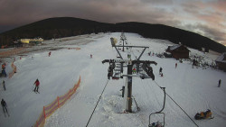 Dolní část sjezdovky Skiareálu Ramzová