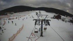 Dolní část sjezdovky Skiareálu Ramzová