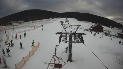 Dolní část sjezdovky Skiareálu Ramzová