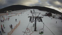 Dolní část sjezdovky Skiareálu Ramzová