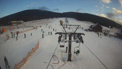 Dolní část sjezdovky Skiareálu Ramzová