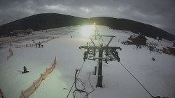 Dolní část sjezdovky Skiareálu Ramzová