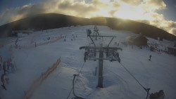 Dolní část sjezdovky Skiareálu Ramzová