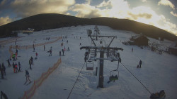 Dolní část sjezdovky Skiareálu Ramzová