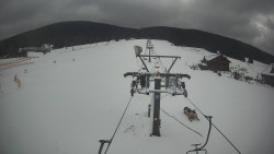 Dolní část sjezdovky Skiareálu Ramzová