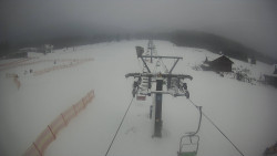 Dolní část sjezdovky Skiareálu Ramzová