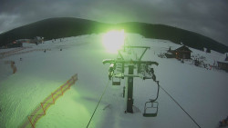 Dolní část sjezdovky Skiareálu Ramzová