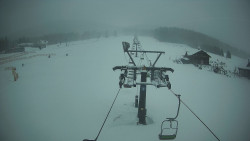 Dolní část sjezdovky Skiareálu Ramzová