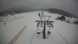 Dolní část sjezdovky Skiareálu Ramzová