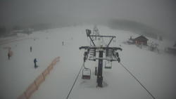 Dolní část sjezdovky Skiareálu Ramzová