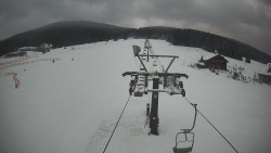 Dolní část sjezdovky Skiareálu Ramzová