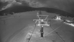 Dolní část sjezdovky Skiareálu Ramzová