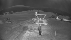 Dolní část sjezdovky Skiareálu Ramzová