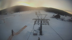 Dolní část sjezdovky Skiareálu Ramzová