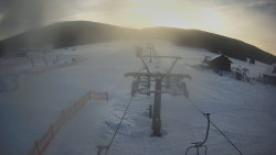 Dolní část sjezdovky Skiareálu Ramzová