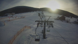 Dolní část sjezdovky Skiareálu Ramzová