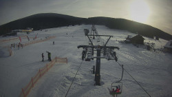 Dolní část sjezdovky Skiareálu Ramzová