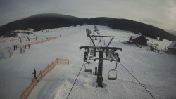 Dolní část sjezdovky Skiareálu Ramzová