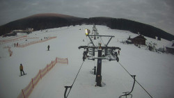 Dolní část sjezdovky Skiareálu Ramzová