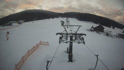 Dolní část sjezdovky Skiareálu Ramzová