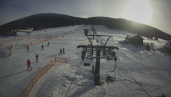 Dolní část sjezdovky Skiareálu Ramzová