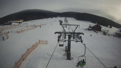 Dolní část sjezdovky Skiareálu Ramzová