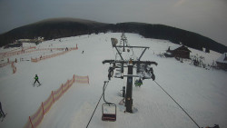 Dolní část sjezdovky Skiareálu Ramzová