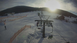 Dolní část sjezdovky Skiareálu Ramzová