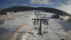 Dolní část sjezdovky Skiareálu Ramzová