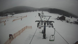 Dolní část sjezdovky Skiareálu Ramzová