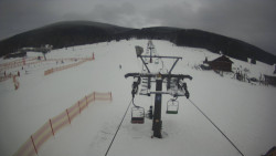 Dolní část sjezdovky Skiareálu Ramzová