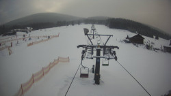 Dolní část sjezdovky Skiareálu Ramzová