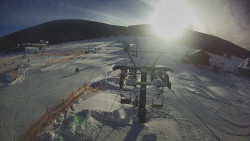 Dolní část sjezdovky Skiareálu Ramzová