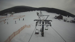 Dolní část sjezdovky Skiareálu Ramzová