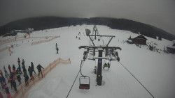 Dolní část sjezdovky Skiareálu Ramzová