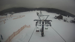 Dolní část sjezdovky Skiareálu Ramzová