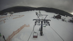 Dolní část sjezdovky Skiareálu Ramzová