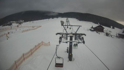 Dolní část sjezdovky Skiareálu Ramzová