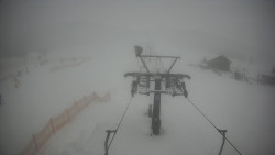 Dolní část sjezdovky Skiareálu Ramzová