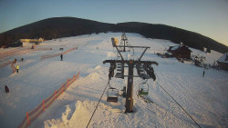 Dolní část sjezdovky Skiareálu Ramzová