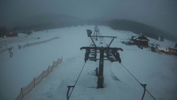 Dolní část sjezdovky Skiareálu Ramzová