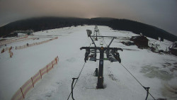 Dolní část sjezdovky Skiareálu Ramzová