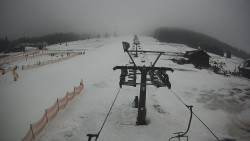 Dolní část sjezdovky Skiareálu Ramzová