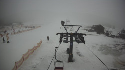 Dolní část sjezdovky Skiareálu Ramzová