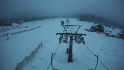 Dolní část sjezdovky Skiareálu Ramzová