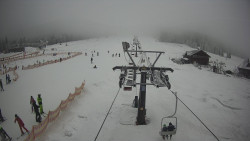 Dolní část sjezdovky Skiareálu Ramzová